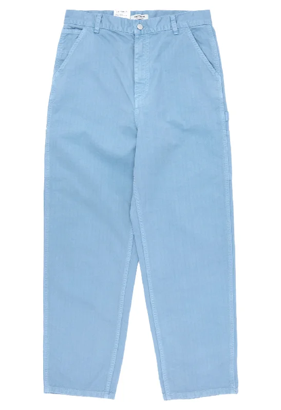 Carhartt WIP Women's Norris Single Knee Pants - Misty Sky Casual Plaid Pants
