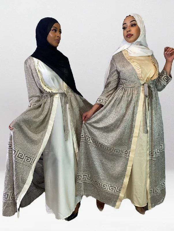 Cream emirates dress Tunics Travel practical