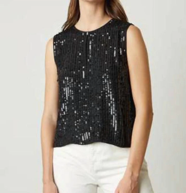 Maison Tank Top In Black casual tank top