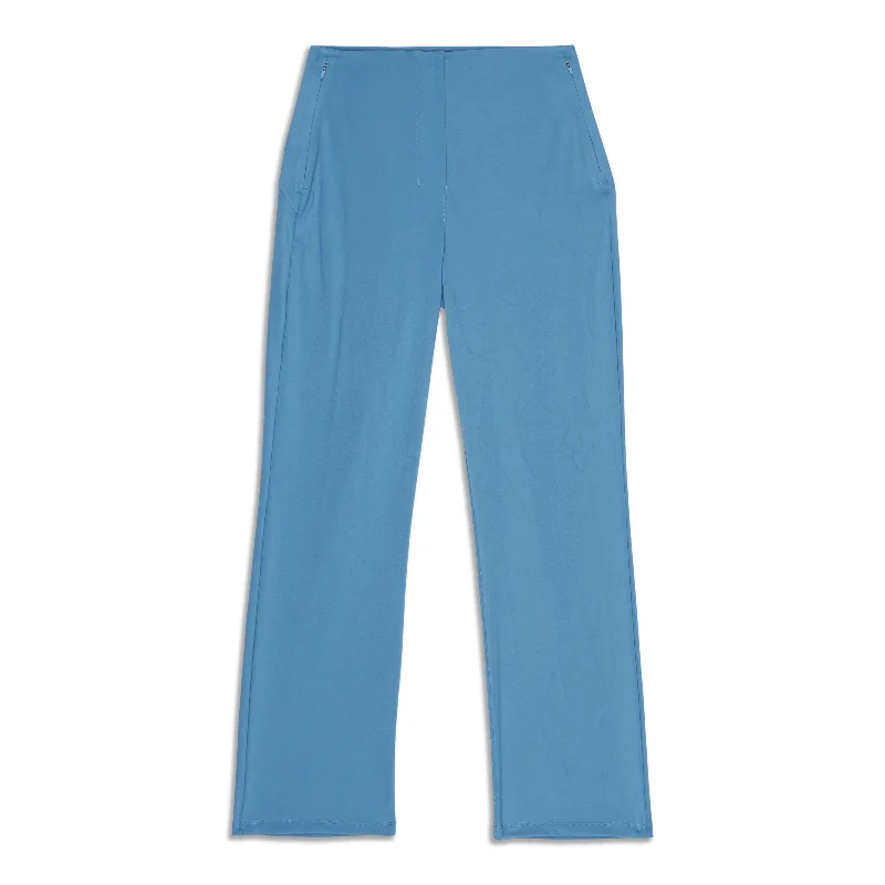 Smooth Fit Pull-On High-Rise Cropped Pant - Resale Soft Wool Pants