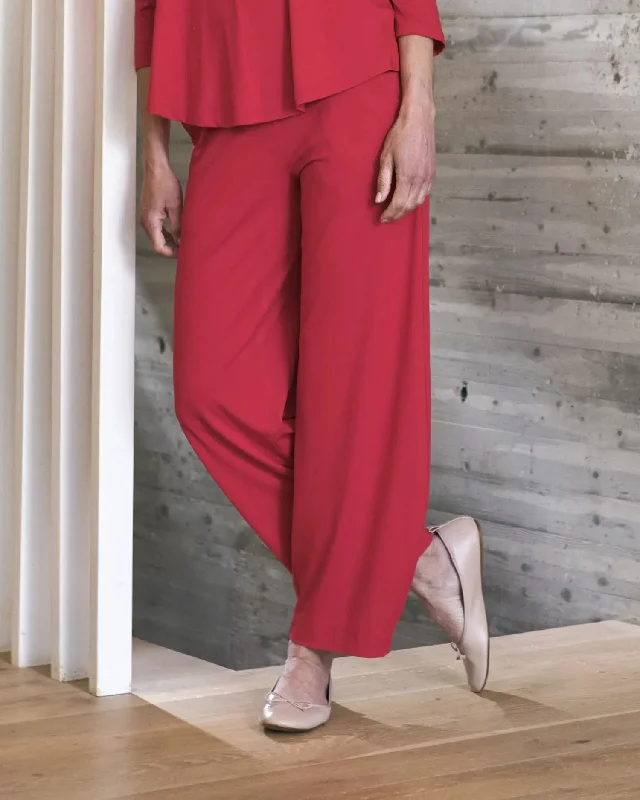 Essential Flow Pants, Red Rose Lightweight Jogger Pants