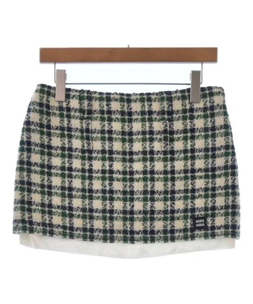 Miu Miu Mini skirts lightweight skirt design