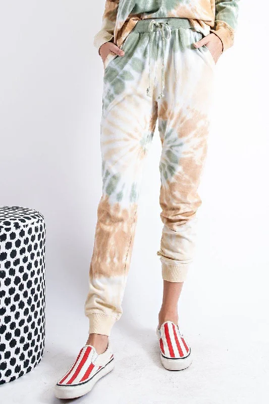 Terry Knit Sweat Pants Classic Straight Pants