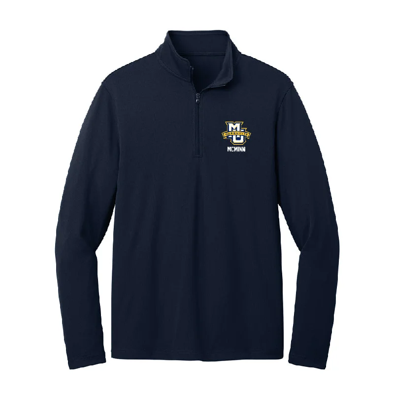 Marquette - NCAA Women's Soccer : Kiley McMinn - Lightweight Quarter Zip Jacket Print Jacket Jacquard Jacket Embroidered Jacket