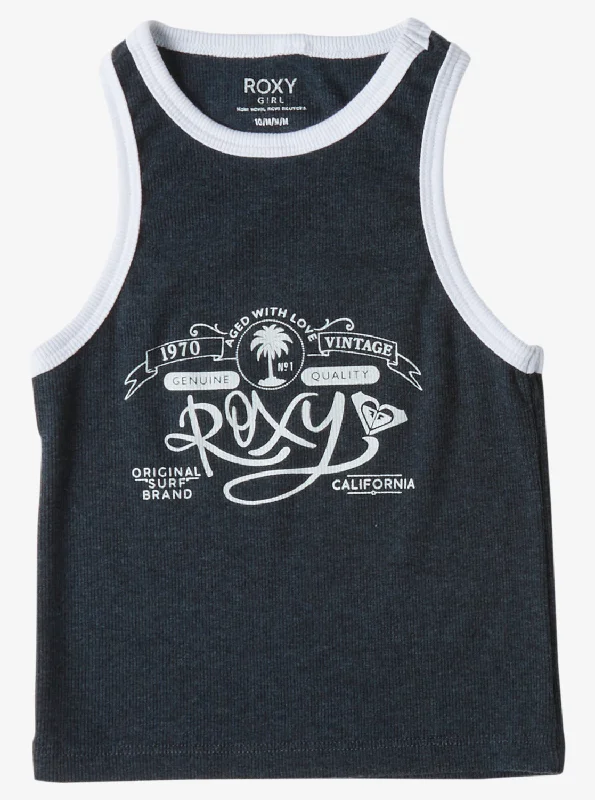 Girls 4-16 Vintage Roxy Tank Top - Naval Academy bold tank top