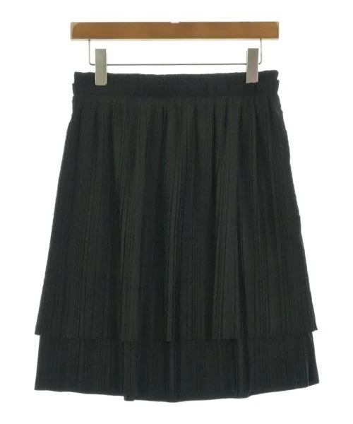 Neil Barrett Knee length skirts leather skirt bold