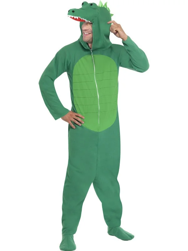 Adults Crocodile Animal Book Week Alligator Fancy Dress Costume Tunics Top rated