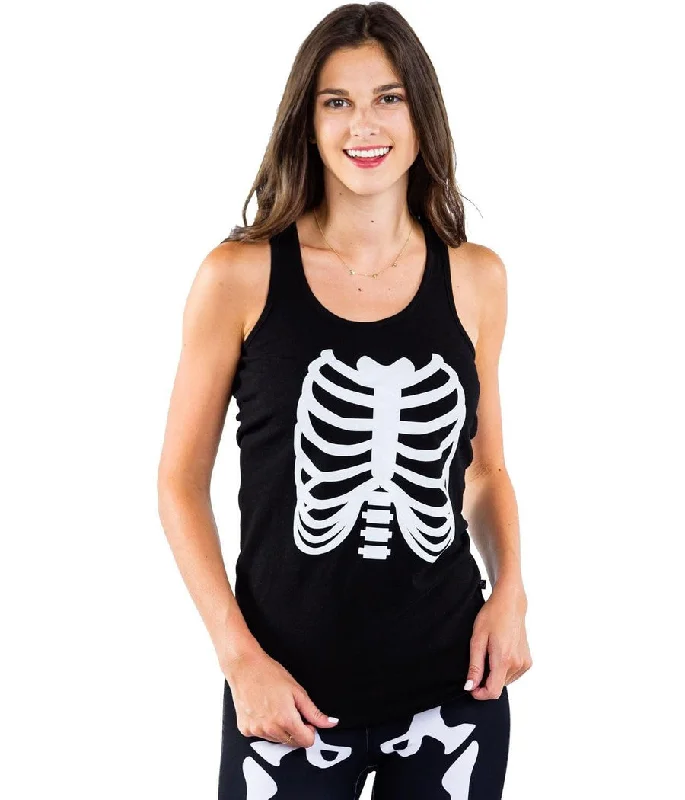 Women's Skeleton Tank Top low neck tank