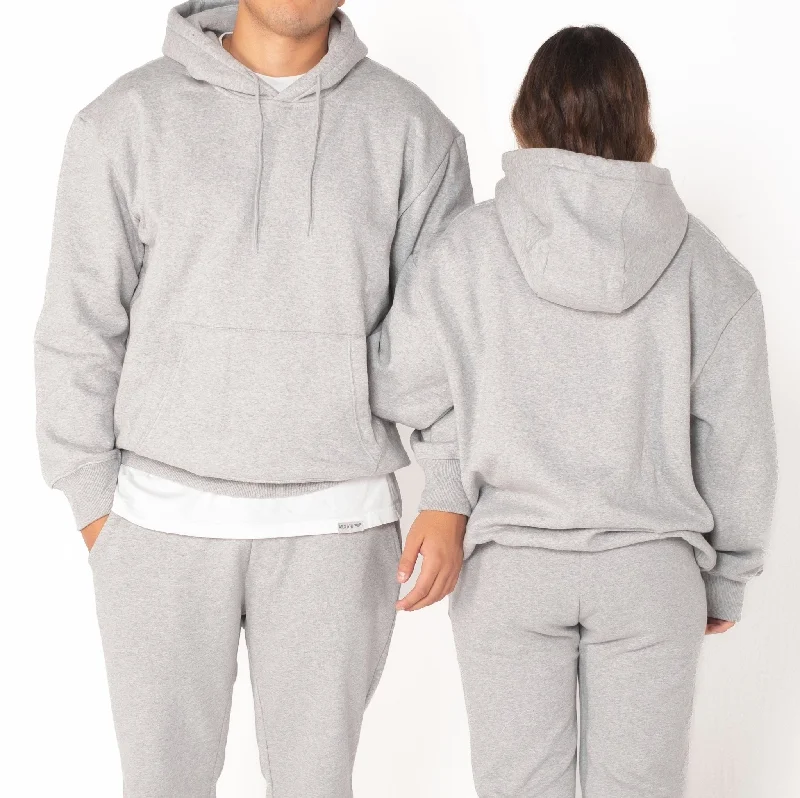 Basic Hoodie Hoodie with Ribbed Hem Stretchable Secure