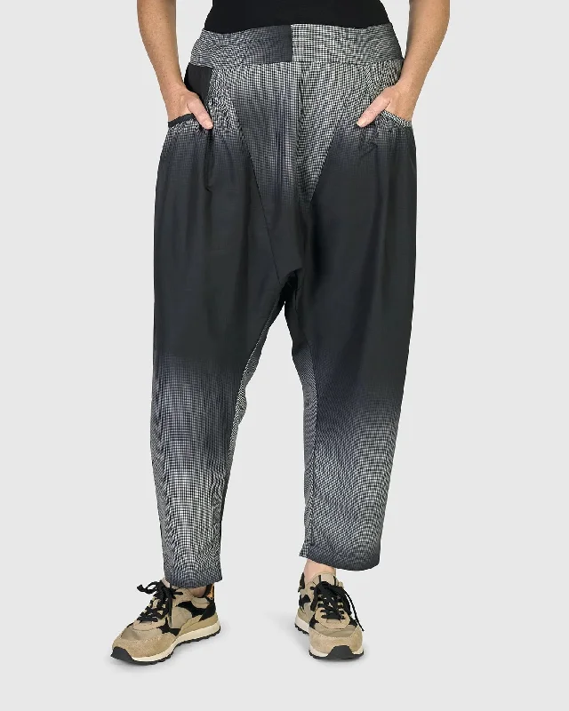 Urban Photon Harem Pants, Storm Elegant High-Waist Pants