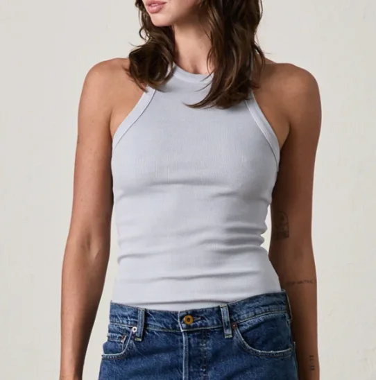 Alexa Tank | Grey lightweight tank top