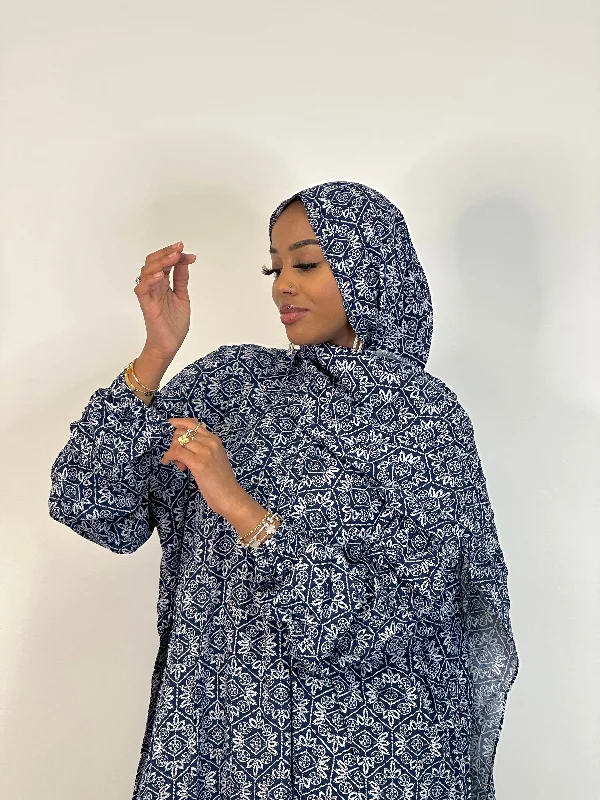 Sky pattern one piece islamic prayer dress Tunics Exclusive limited