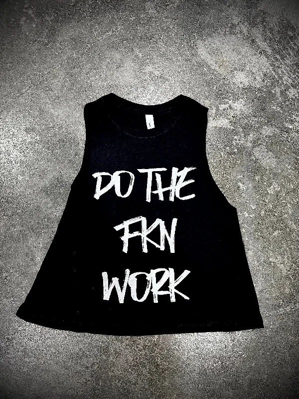 DTFW Crop Tank crew neck tank