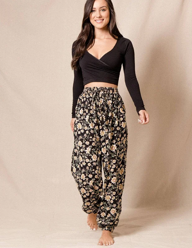 Ada Pocket Pants Chic Wool Trousers