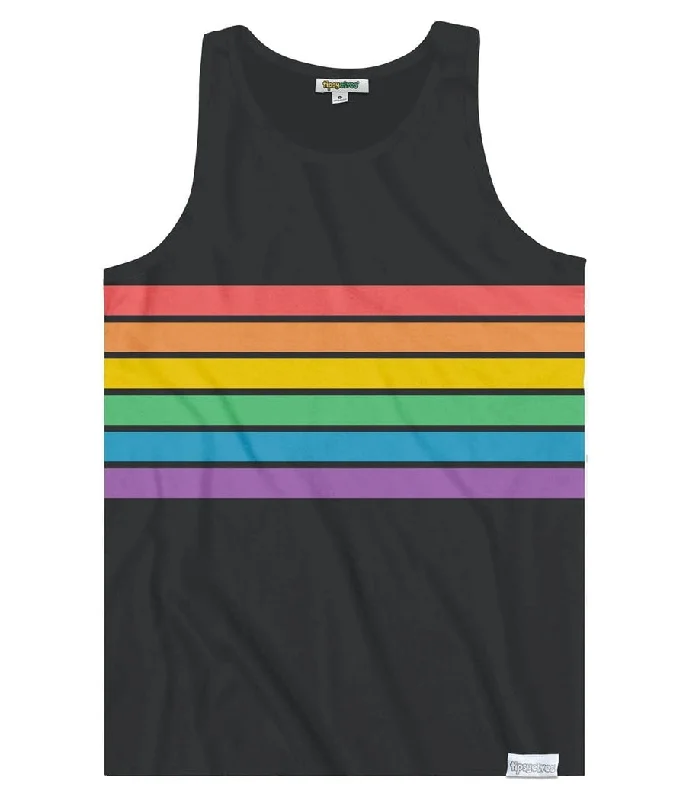 Charcoal Rainbow All the Way Tank Top essential tank top