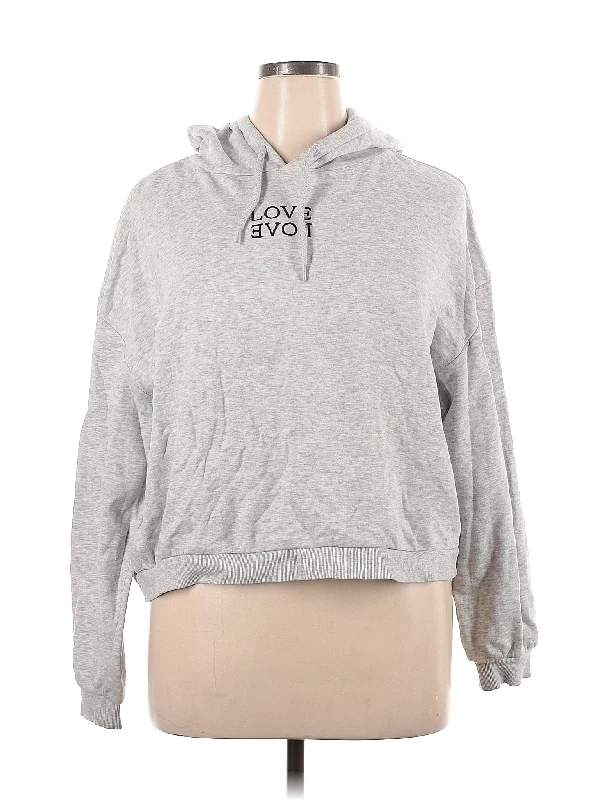 Sweatshirt Hoodie with Velcro Closure Adjustable Secure