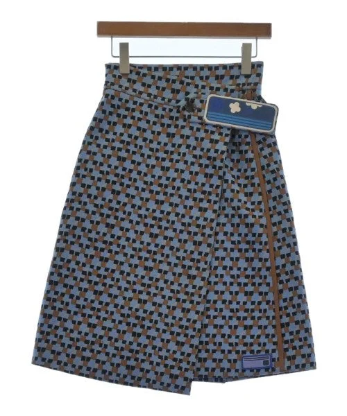 PRADA Knee length skirts satin skirt smooth