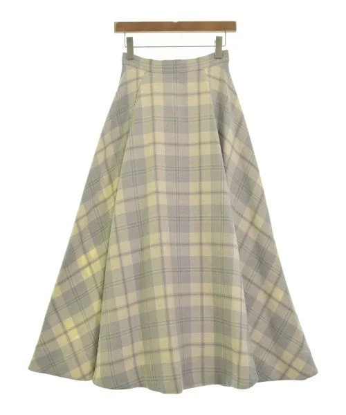 AMERI Long/Maxi length skirts denim skirt stylish
