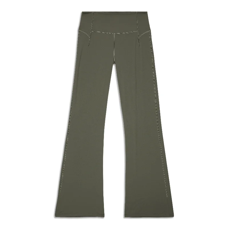 Groove High-Rise Split-Hem Flared Pant - Resale Comfortable Fleece Pants