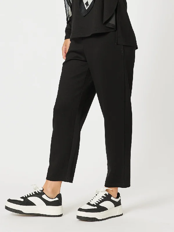 Urban Pant - Black Casual Skinny Fit Pants