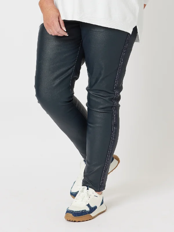 Wetlook Pant  -  Indigo Comfortable Cargo Pants