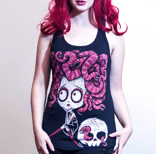 Medusa In Love Women Tanktop strappy tank top