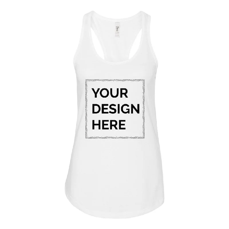 Women's Racerback Tank - Next Level 1533 print tank top