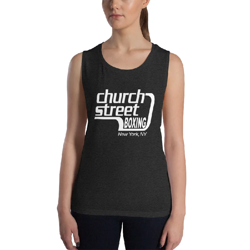 Ladies’ Classic Muscle Tank gold tank top