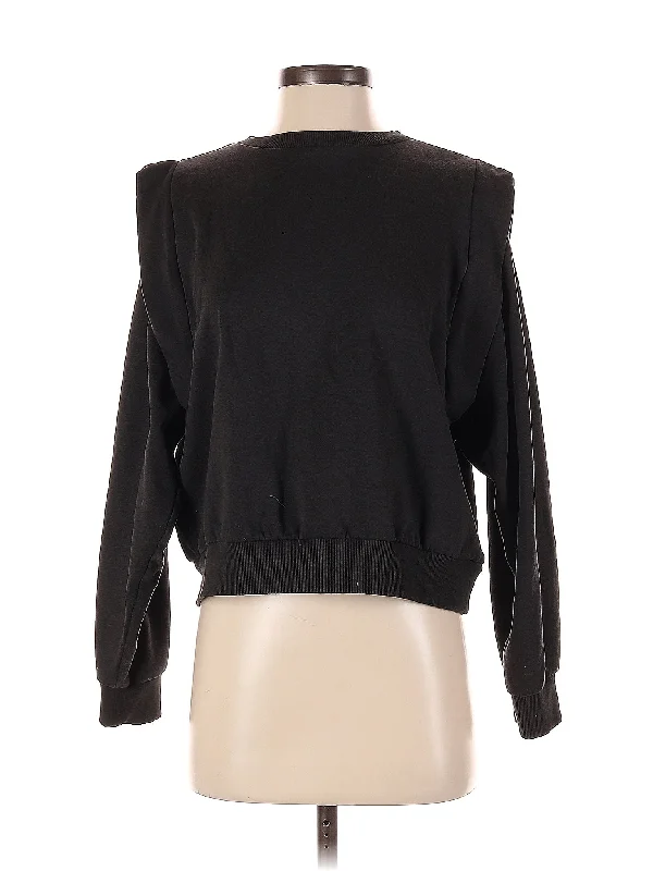 Sweatshirt Hoodie with Zipper Placket Modern Functional