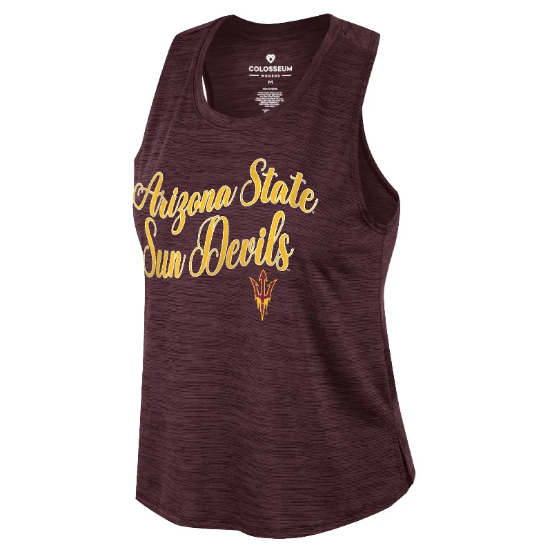 ASU Switch Ladies Tank MRN slim fit tank