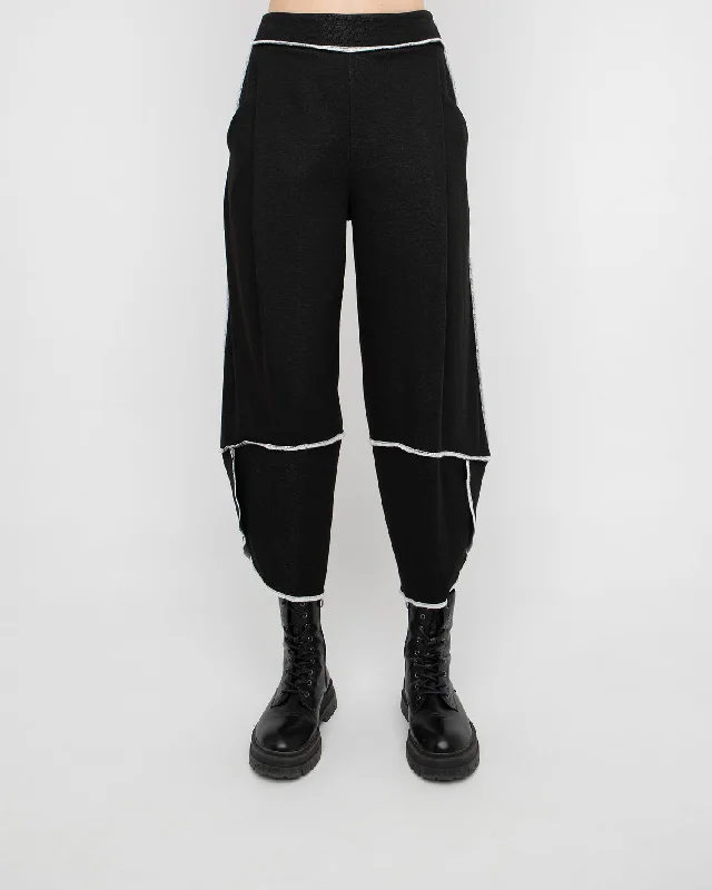 Ozai N Ku Expedition Pants, Black Comfortable Cargo Pants