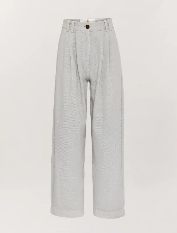 Apollo Loose Pant in Stone Fashionable Tapered Leg Pants