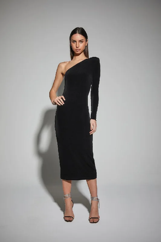 Kianna Luci Dress - Black Tunics Fashionable trendy