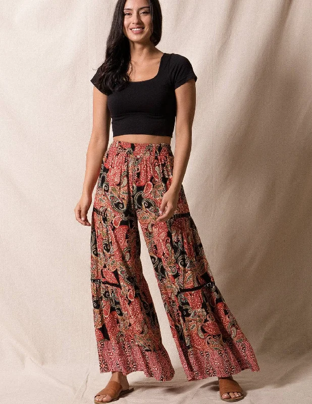 Austin Palazzo Pants Classic Bootcut Trousers