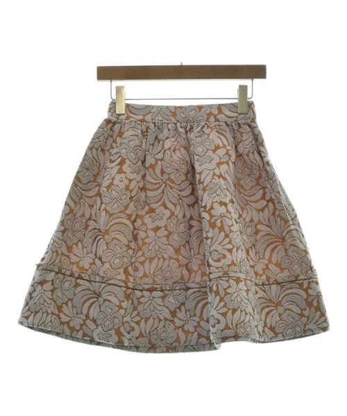 PRADA Knee length skirts leather skirt modern