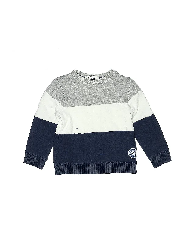 Sweatshirt Hoodie with Color Block Contrast Stylish