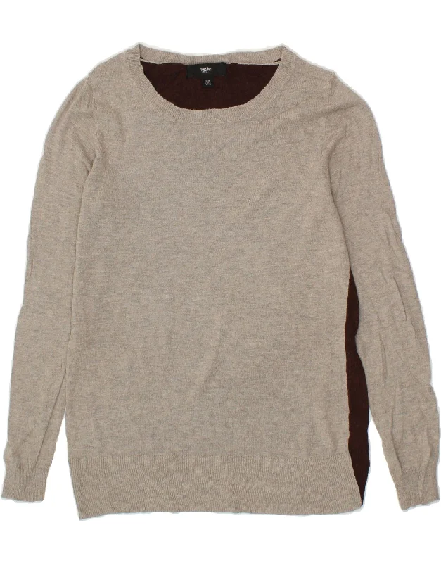 MOSSIMO Womens Boat Neck Jumper Sweater UK 12 Medium Grey Colourblock Anti-Pilling Anti-Shrink Durable MOSSIMO Womens Boat Neck Jumper Sweater UK 12 Medium Grey Colourblock Anti-Pilling Anti-Shrink Durable