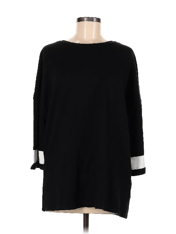 Sweatshirt Hoodie with Button Placket Classic Preppy