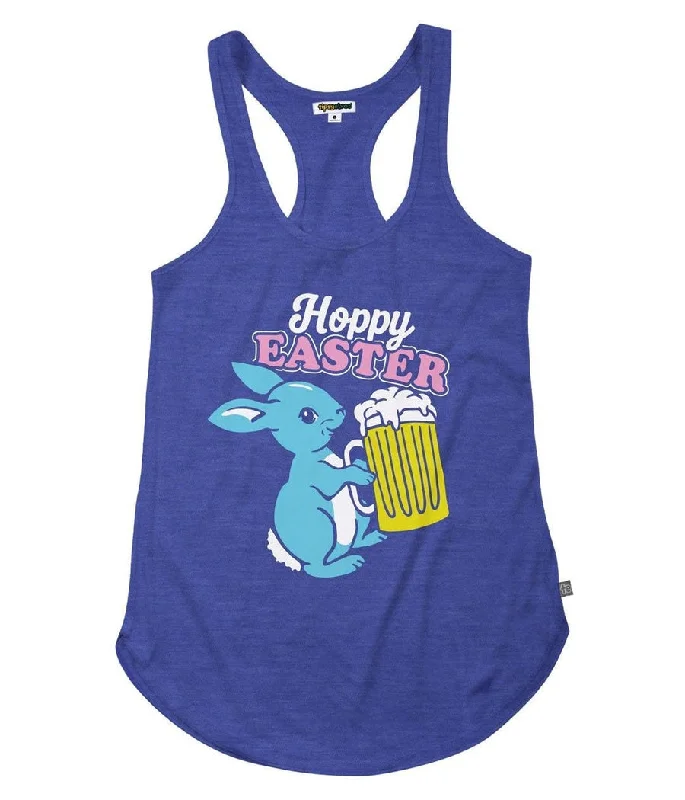 Women's Hoppy Easter Tank Top metallic tank top