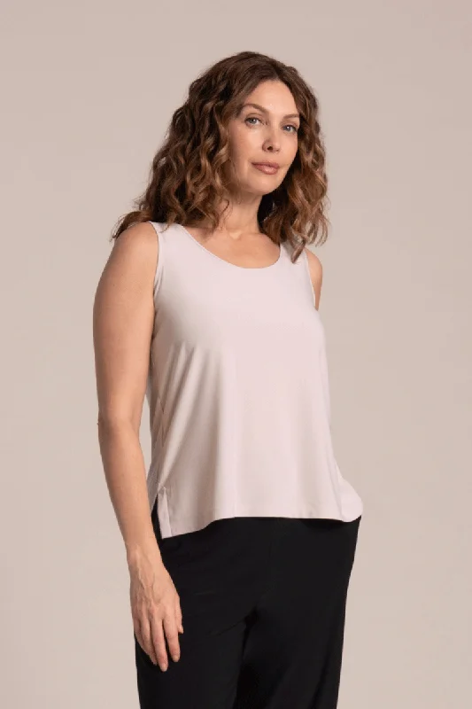 Sympli Go To Tank Relax Short casual tank top