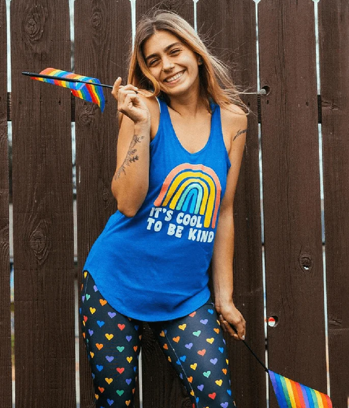 Cool To Be Kind Racerback Tank Top playful tank top