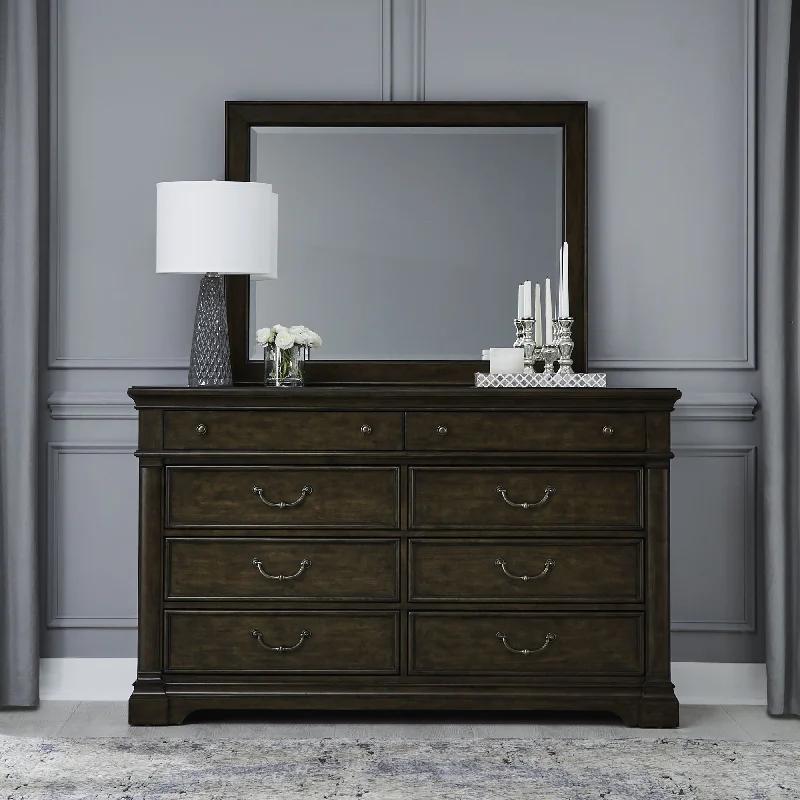 Arden Road - Dresser & Mirror - Satin Cherry Tunics Versatile functional