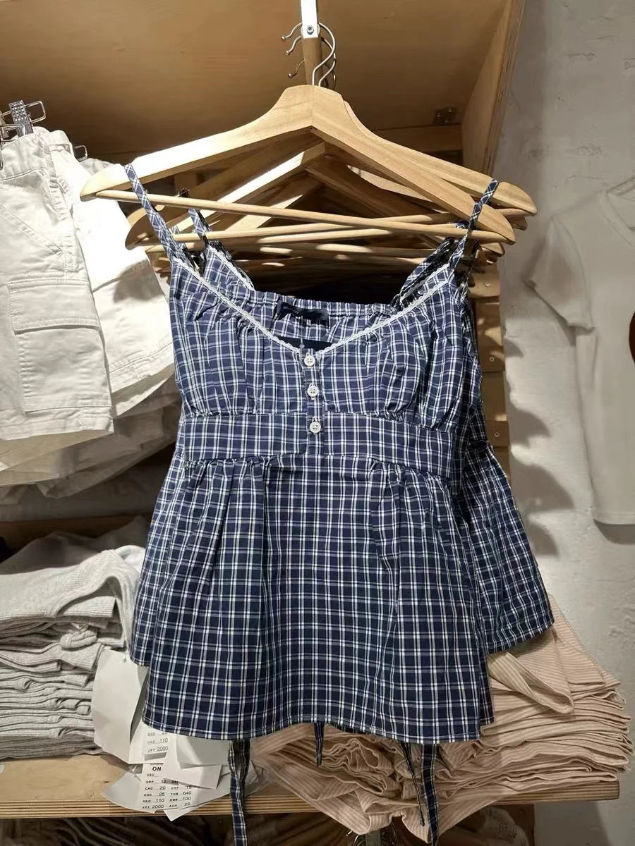 Blue plaid