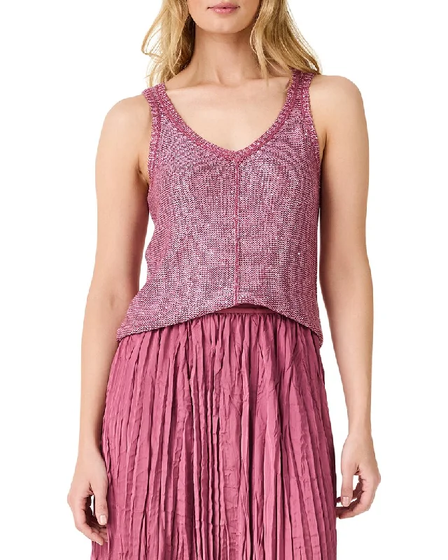 NIC+ZOE Subtle Sparkle Tank yoga tank top