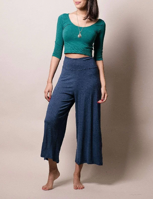 Flowy Crop Yoga Pants Modern Skinny Pants