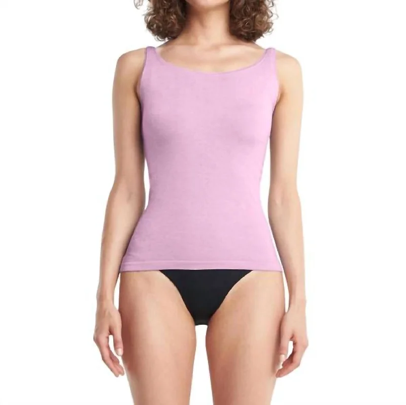 Jamaika Tank Top In Prism Pink slim fit tank