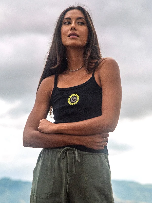 1991 Strappy Tank - Black crossback tank top