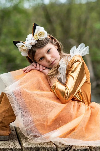 Great Pretenders Dress - Woodland Fox with Headpiece, Size 5-6 Tunics Versatile all-occasion