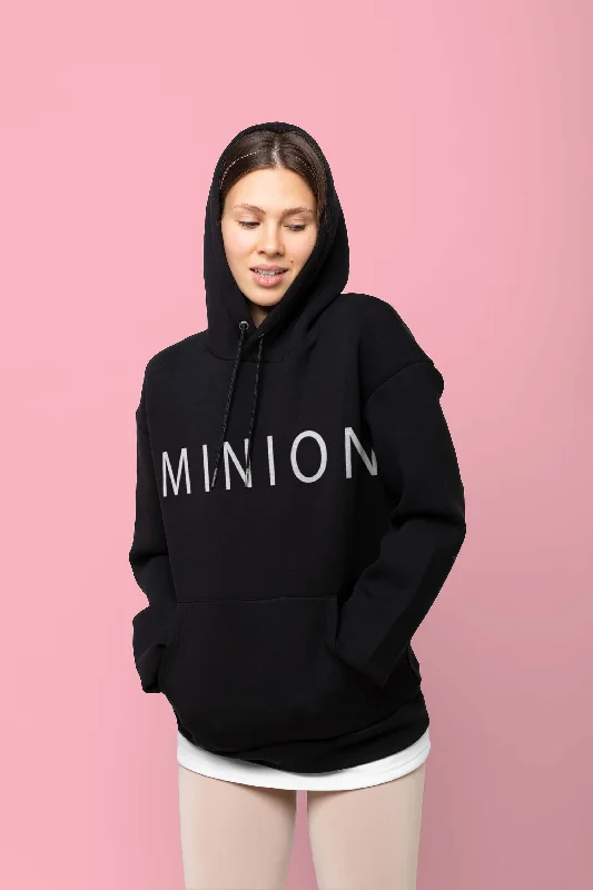 City Hoodie Hoodie with Belted Waist Structured Tailored