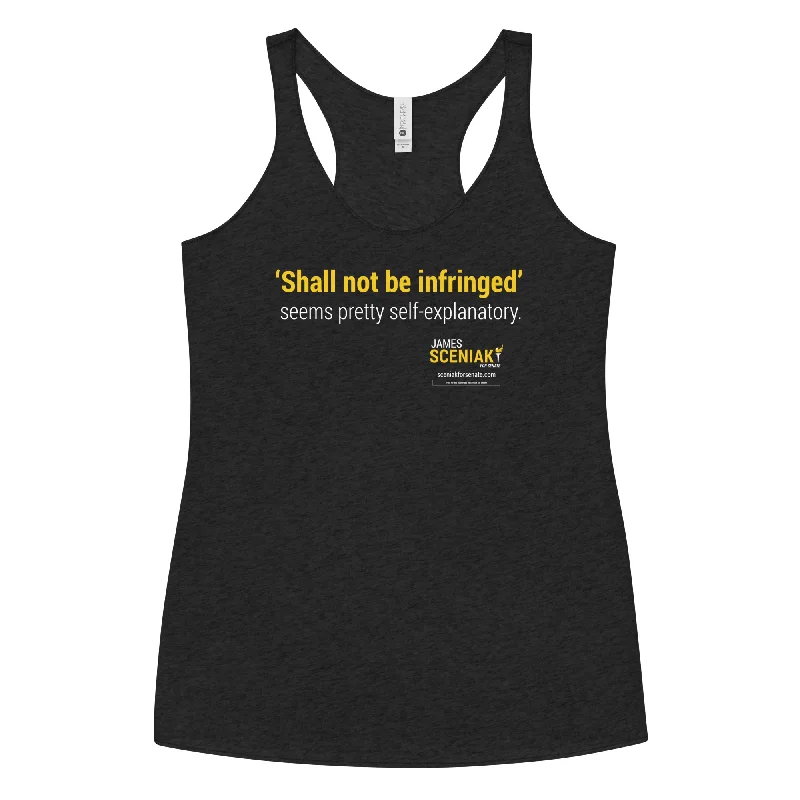 Shall Not Be Infringed Women's Racerback Tank boho tank top